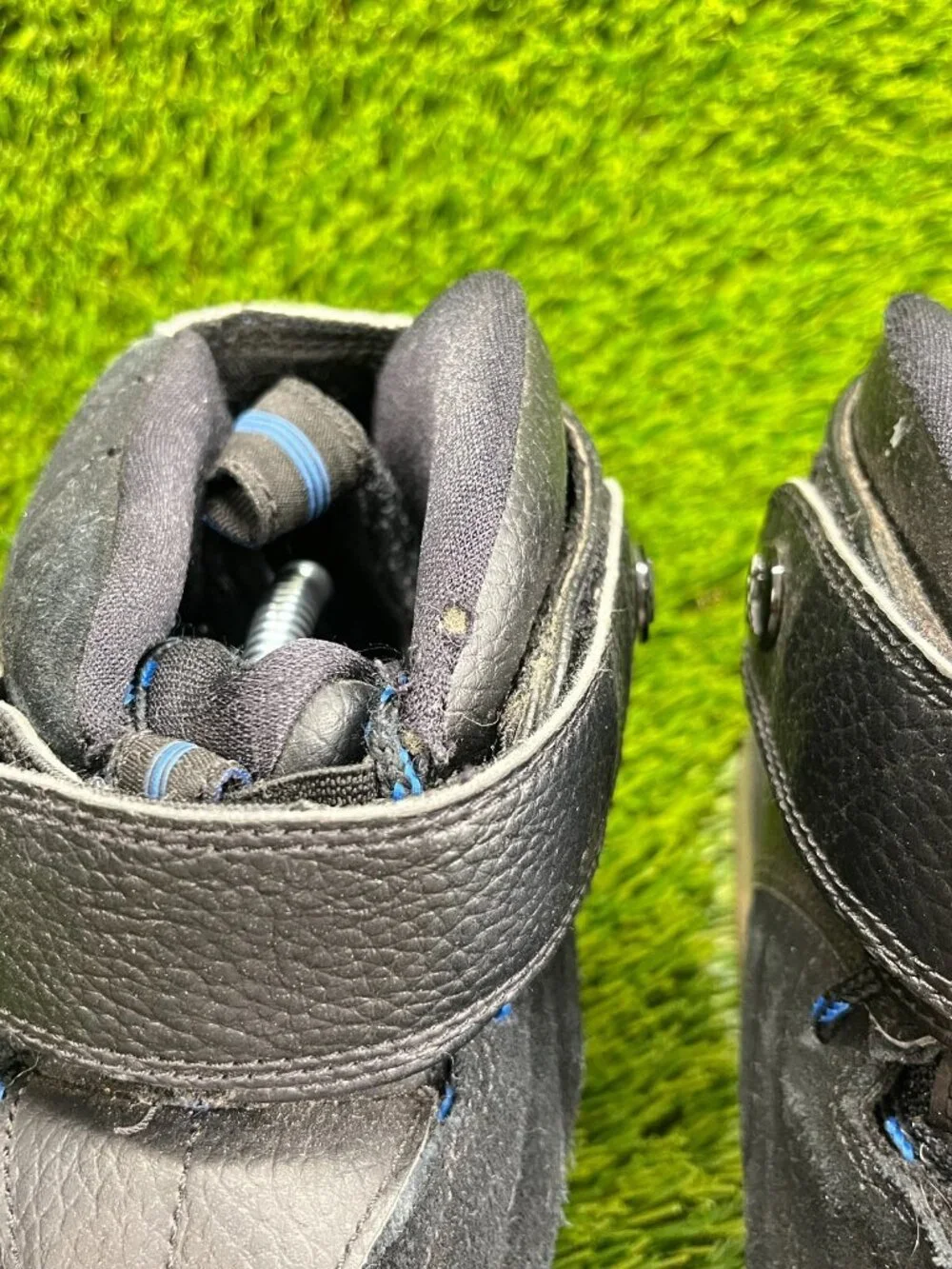 Nike Air Penny 4 Black Atlantic Mens Size 10.5 Athletic Basketball Shoes Sneaker